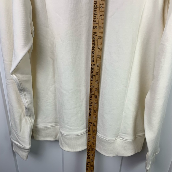 NWT Allbirds Men’s R&R Sweatshirt LARGE Natural White Crewneck - Picture 4 of 5